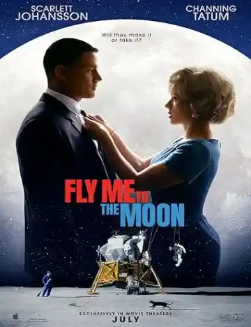 Fly Me to the Moon (2024) English Movie Poster